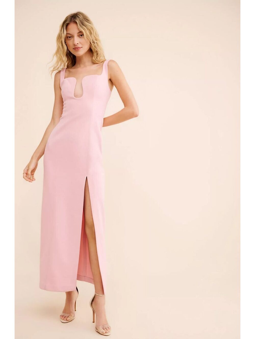 MISHA Frank’s Bonded Crepe Gown